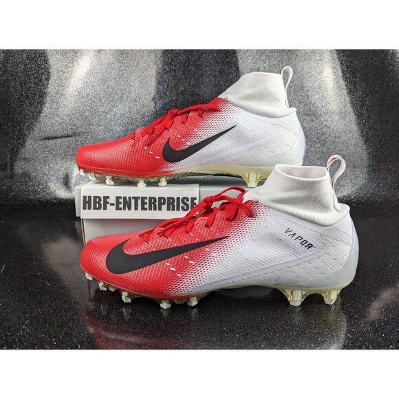 Nike Vapor Untouchable Pro 3 University Red White Black Men\'s Size 16 NEW main image 13